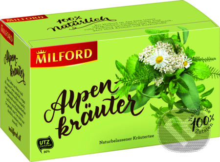 Kávy a čaje: Alpské bylinky (MILFORD). MILFORD, 2017 Kávy a čaje: Alpské bylinky (MILFORD). MILFORD, 2017