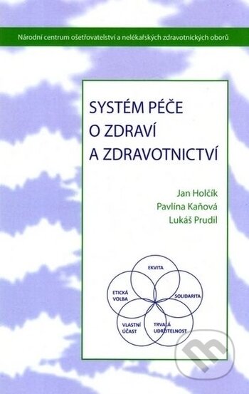 Kniha: Systém péče o zdraví a zdravotnictví (Jan Holčík, Lukáš Prudil a Pavlína Kaňová). Národní centrum ošetrovatelství (NCO NZO), 2015 Kniha: Systém péče o zdraví a zdravotnictví (Jan Holčík, Lukáš Prudil a Pavlína Kaňová). Národní centrum ošetrovatelství (NCO NZO), 2015