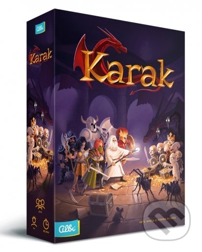 Společenská hra: Karak (Petr Mikša a Roman Hladík). Albi, 2018 Společenská hra: Karak (Petr Mikša a Roman Hladík). Albi, 2018
