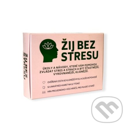 Kniha: Žij bez stresu (Hablamos). Hablamos, 2025 Kniha: Žij bez stresu (Hablamos). Hablamos, 2025