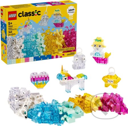 Spoločenská hra: LEGO® Classic 11040 Kúzelná priehľadná krabička (LEGO). LEGO, 2025 Spoločenská hra: LEGO® Classic 11040 Kúzelná priehľadná krabička (LEGO). LEGO, 2025