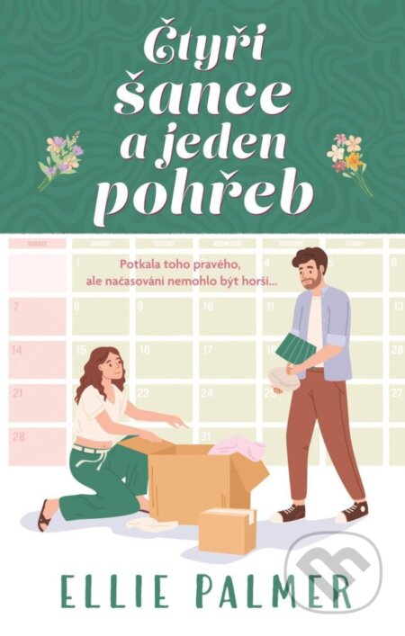 Kniha: Čtyři šance a jeden pohřeb (Ellie Palmer). Ikar CZ, 2025 Kniha: Čtyři šance a jeden pohřeb (Ellie Palmer). Ikar CZ, 2025