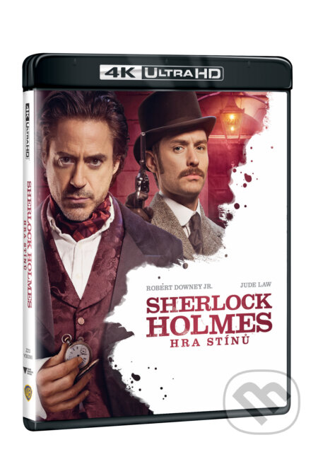 Film: Sherlock Holmes: Hra stínů Ultra HD Blu-ray (Guy Ritchie) (UltraHDBlu-ray). Magicbox, 2025 Film: Sherlock Holmes: Hra stínů Ultra HD Blu-ray (Guy Ritchie) (UltraHDBlu-ray). Magicbox, 2025