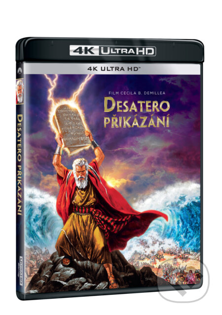 Film: Desatero přikázání Ultra HD Blu-ray (Cecil B. DeMille) (UltraHDBlu-ray). Magicbox, 2025 Film: Desatero přikázání Ultra HD Blu-ray (Cecil B. DeMille) (UltraHDBlu-ray). Magicbox, 2025