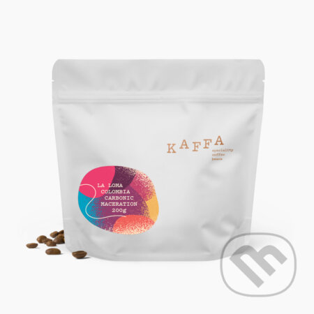 Kávy a čaje: KAFFA COLOMBIA FINCA LA LOMA (zrnková) (KAFFA). KAFFA, 2025 Kávy a čaje: KAFFA COLOMBIA FINCA LA LOMA (zrnková) (KAFFA). KAFFA, 2025