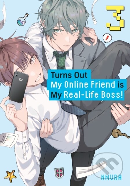 Kniha: Turns Out My Online Friend is My Real-Life Boss! 3 (Nmura). Kodansha Europe, 2025 Kniha: Turns Out My Online Friend is My Real-Life Boss! 3 (Nmura). Kodansha Europe, 2025