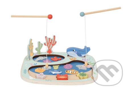 Spoločenská hra: Chytanie rybičiek a balančná hra 2v1 (Tooky Toy). Tooky Toy, 2025 Spoločenská hra: Chytanie rybičiek a balančná hra 2v1 (Tooky Toy). Tooky Toy, 2025
