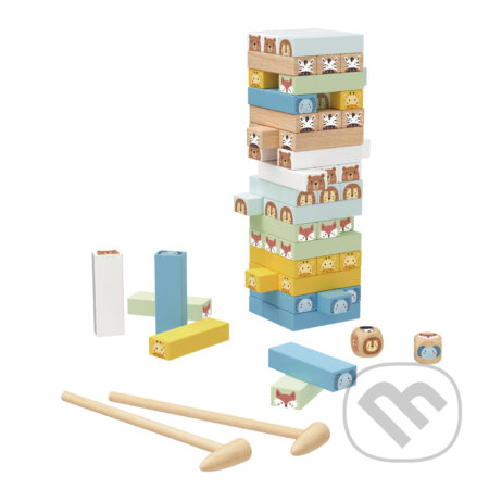 Spoločenská hra: Jenga Zvieratká Pastel (Tooky Toy). Tooky Toy, 2025 Spoločenská hra: Jenga Zvieratká Pastel (Tooky Toy). Tooky Toy, 2025