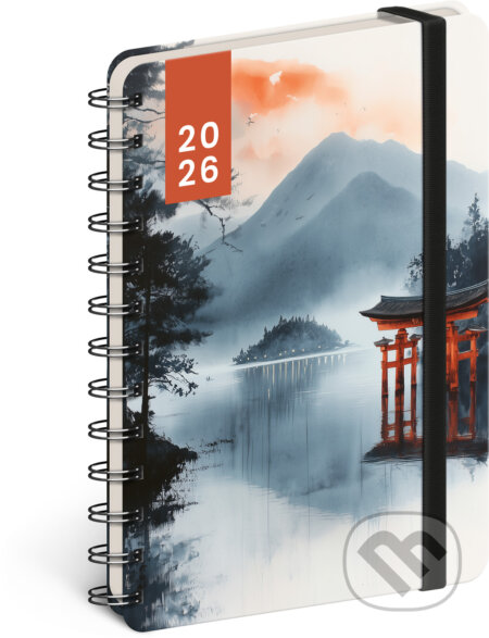 NOTIQUE Spirálový 18měsíční diář Petito – Japonsko 2025/2026 (Notique). Notique, 2025 NOTIQUE Spirálový 18měsíční diář Petito – Japonsko 2025/2026 (Notique). Notique, 2025