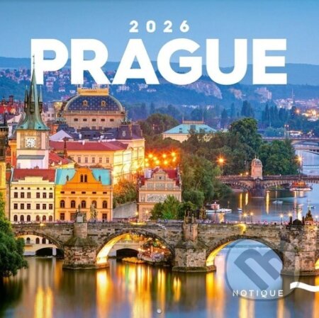 NOTIQUE nástěnný poznámkový kalendář Prague (Praha) 2026 (Notique). Notique, 2025 NOTIQUE nástěnný poznámkový kalendář Prague (Praha) 2026 (Notique). Notique, 2025