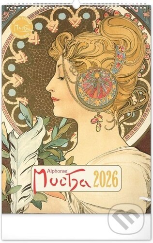 NOTIQUE Nástěnný kalendář Alfons Mucha 2026 (Notique). Notique, 2025 NOTIQUE Nástěnný kalendář Alfons Mucha 2026 (Notique). Notique, 2025