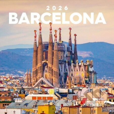 NOTIQUE nástěnný poznámkový kalendář Barcelona 2026 (Notique). Notique, 2025 NOTIQUE nástěnný poznámkový kalendář Barcelona 2026 (Notique). Notique, 2025