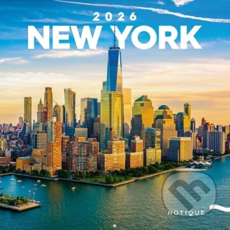 NOTIQUE nástěnný poznámkový kalendář New York 2026 (Notique). Notique, 2025 NOTIQUE nástěnný poznámkový kalendář New York 2026 (Notique). Notique, 2025