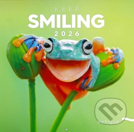 NOTIQUE nástěnný poznámkový kalendář Keep smiling (Úsměv, prosím) 2026 (Notique). Notique, 2025 NOTIQUE nástěnný poznámkový kalendář Keep smiling (Úsměv, prosím) 2026 (Notique). Notique, 2025