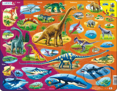 Puzzle: Pravek - Dinosaury SK HL1 (Larsen). Larsen, 2020 Puzzle: Pravek - Dinosaury SK HL1 (Larsen). Larsen, 2020