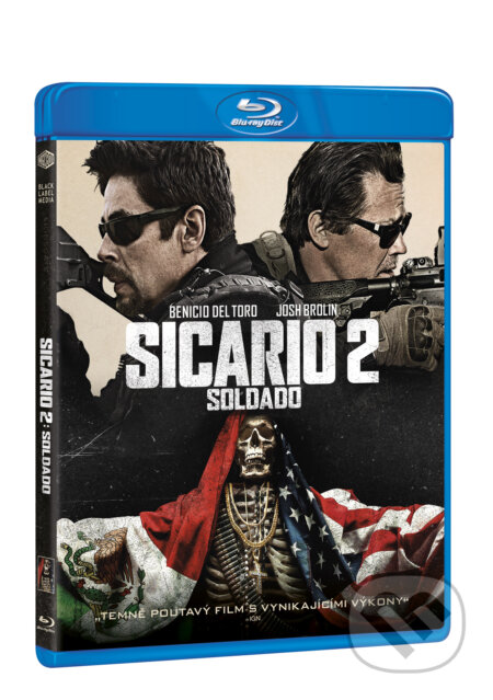 Film: Sicario 2: Soldado (Stefano Sollima) (Blu-ray). Magicbox, 2018 Film: Sicario 2: Soldado (Stefano Sollima) (Blu-ray). Magicbox, 2018