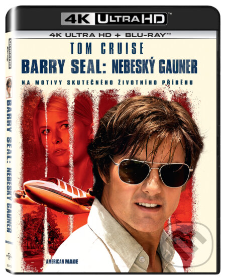 Film: Barry Seal: Nebeský gauner Ultra HD Blu-ray (Doug Liman) (UltraHDBlu-ray). Bonton Film, 2018 Film: Barry Seal: Nebeský gauner Ultra HD Blu-ray (Doug Liman) (UltraHDBlu-ray). Bonton Film, 2018
