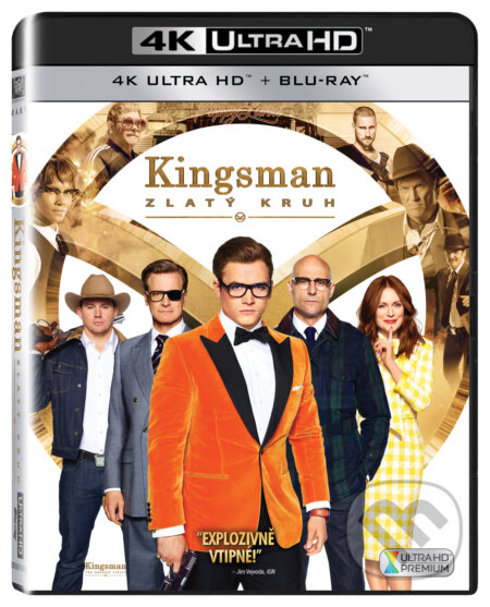 Film: Kingsman: Zlatý kruh Ultra HD Blu-ray (Matthew Vaughn) (UltraHDBlu-ray). Bonton Film, 2018 Film: Kingsman: Zlatý kruh Ultra HD Blu-ray (Matthew Vaughn) (UltraHDBlu-ray). Bonton Film, 2018