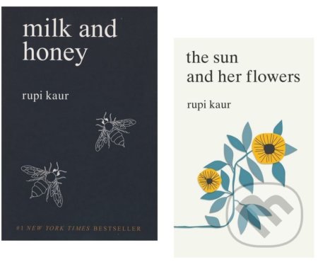 Kniha: Milk and Honey + The Sun and Her Flowers (Rupi Kaur). Kniha: Milk and Honey + The Sun and Her Flowers (Rupi Kaur).