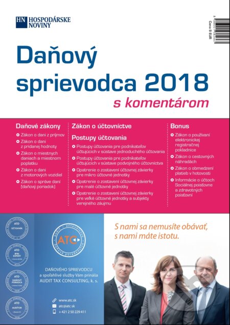 Kniha: Daňový sprievodca 2018 (Hospodárske noviny). Hospodárske noviny, 2018 Kniha: Daňový sprievodca 2018 (Hospodárske noviny). Hospodárske noviny, 2018