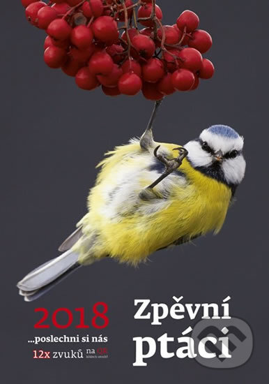 Kalendář nástěnný 2018 - Zpěvní ptáci, Presco Group, 2017