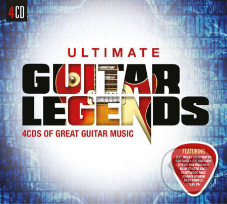 Hudební CD: Ultimate... Guitar legends (Sony Music Entertainment). Sony Music Entertainment, 2017 Hudební CD: Ultimate... Guitar legends (Sony Music Entertainment). Sony Music Entertainment, 2017