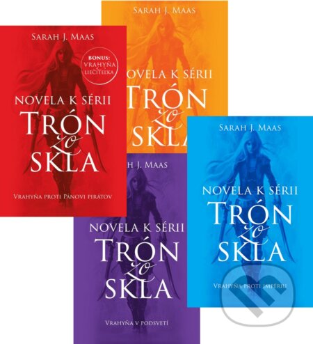 Kniha: Novely 1 - 4 k sérii Trón zo skla (Sarah J. Maas). Slovart Kniha: Novely 1 - 4 k sérii Trón zo skla (Sarah J. Maas). Slovart