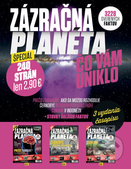 Zázračná planéta ŠPECIÁL III (balenie 3 magazínov), Sportmedia, 2018