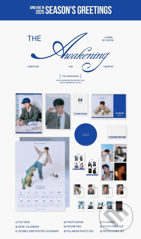 Hudební CD: Jung Hae In: 2025 Season´S Greetings: The Awakening (Bertus). Bertus, 2025 Hudební CD: Jung Hae In: 2025 Season´S Greetings: The Awakening (Bertus). Bertus, 2025