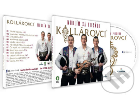 Hudobné CD: Kollarovci: Modlim sa piesnou (Česká Muzika). Česká Muzika, 2024 Hudobné CD: Kollarovci: Modlim sa piesnou (Česká Muzika). Česká Muzika, 2024
