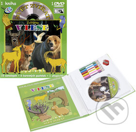 Kniha: Svět zvířat Zvířátka v lese (kniha omalovánek s DVD) (KM Records). KM Records, 2008 Kniha: Svět zvířat Zvířátka v lese (kniha omalovánek s DVD) (KM Records). KM Records, 2008