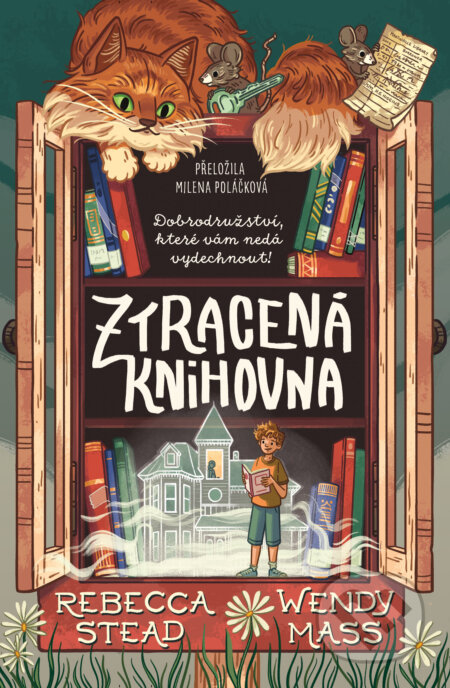 Kniha: Ztracená knihovna (Wendy Mass a Rebecca Stead). Drobek, 2025 Kniha: Ztracená knihovna (Wendy Mass a Rebecca Stead). Drobek, 2025