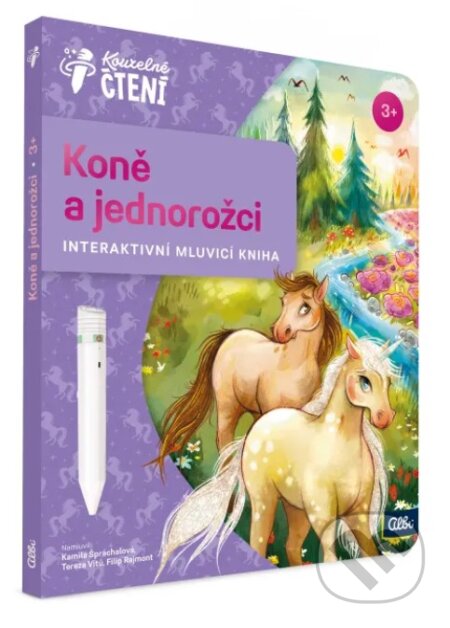 Kniha: Kouzelné čtení: Koně a jednorožci (Albi). Albi, 2025 Kniha: Kouzelné čtení: Koně a jednorožci (Albi). Albi, 2025