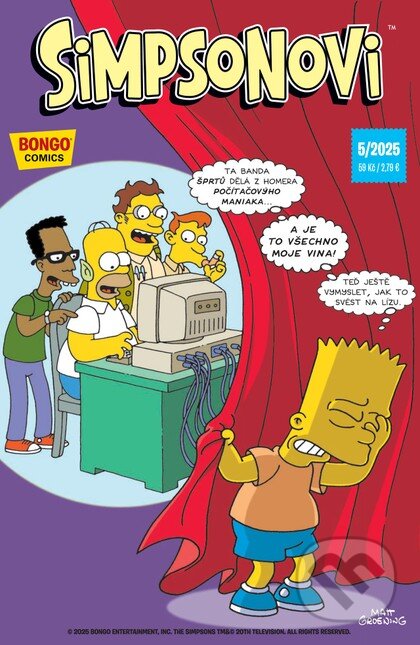 Kniha: Simpsonovi 41: 05/2025 (Různí). Crew, 2025 Kniha: Simpsonovi 41: 05/2025 (Různí). Crew, 2025