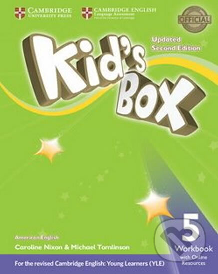 Kniha: Kid´s Box 5 Workbook with Online Resources American English,Updated 2nd Edition (Caroline Nixon). Cambridge University Press, 2017 Kniha: Kid´s Box 5 Workbook with Online Resources American English,Updated 2nd Edition (Caroline Nixon). Cambridge University Press, 2017