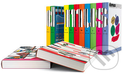 Kniha: Domus 1928–1999, vol. I–XII (Charlotte Fiell a Peter Fiell). Taschen, 2006 Kniha: Domus 1928–1999, vol. I–XII (Charlotte Fiell a Peter Fiell). Taschen, 2006