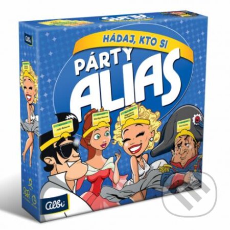 Společenská hra: Párty Alias hádaj, kto si? (Albi). Albi, 2018 Společenská hra: Párty Alias hádaj, kto si? (Albi). Albi, 2018