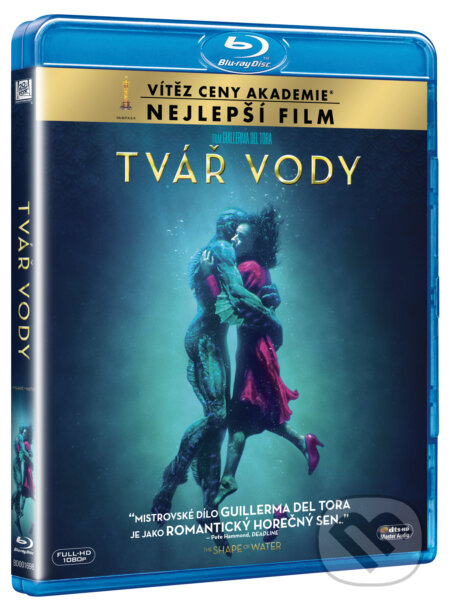 Film: Tvář vody (Guillermo del Toro) (Blu-ray). Bonton Film, 2018 Film: Tvář vody (Guillermo del Toro) (Blu-ray). Bonton Film, 2018