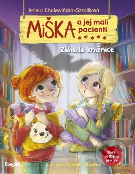 Kniha: Miška a jej malí pacienti: Záhada knižnice (Aniela Cholewinska-Szkolik). Stonožka, 2025 Kniha: Miška a jej malí pacienti: Záhada knižnice (Aniela Cholewinska-Szkolik). Stonožka, 2025