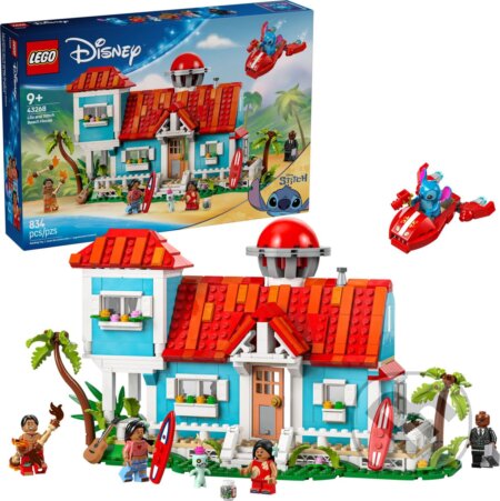 Společenská hra: LEGO® Disney 43268 Lilo a Stitch a domček na pláži (LEGO). LEGO, 2025 Společenská hra: LEGO® Disney 43268 Lilo a Stitch a domček na pláži (LEGO). LEGO, 2025