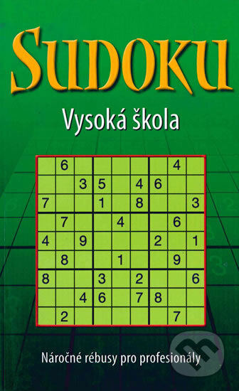 Kniha: Sudoku - Vysoká škola (zelená) (Vemag). Vemag, 2017 Kniha: Sudoku - Vysoká škola (zelená) (Vemag). Vemag, 2017