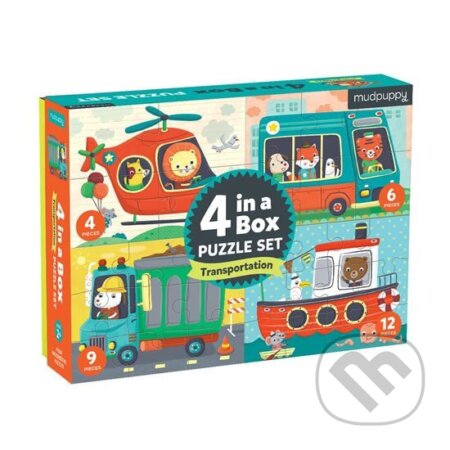 Puzzle: Puzzle 4 in the box:Transportation/Puzzle 4 v 1:Doprava (Mudpuppy). Mudpuppy Puzzle: Puzzle 4 in the box:Transportation/Puzzle 4 v 1:Doprava (Mudpuppy). Mudpuppy
