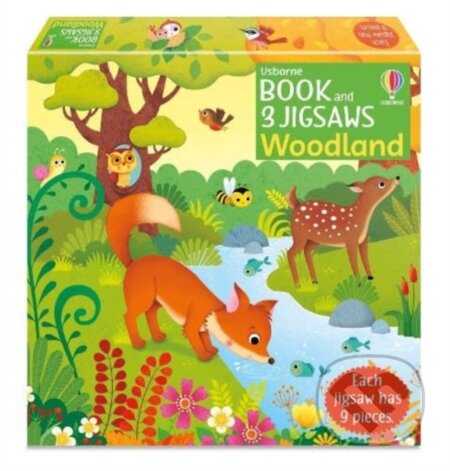 Kniha: Usborne Book and 3 Jigsaws: Woodland (Sam Taplin). Usborne, 2024 Kniha: Usborne Book and 3 Jigsaws: Woodland (Sam Taplin). Usborne, 2024