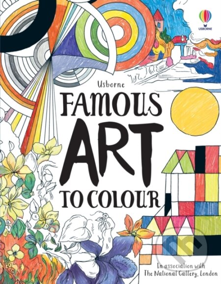 Kniha: Famous Art to Colour (Susan Meredith). Usborne, 2023 Kniha: Famous Art to Colour (Susan Meredith). Usborne, 2023