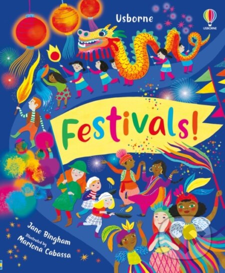 Kniha: Festivals! (Jane Bingham). Usborne, 2023 Kniha: Festivals! (Jane Bingham). Usborne, 2023