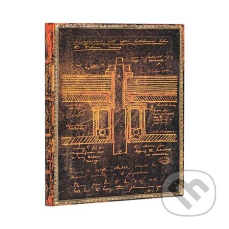 Kniha: Zápisník Paperblanks - Tesla, Sketch of a Turbine, flexi, Ultra / nelinkovaný (Paperblanks). Paperblanks, 2019 Kniha: Zápisník Paperblanks - Tesla, Sketch of a Turbine, flexi, Ultra / nelinkovaný (Paperblanks). Paperblanks, 2019