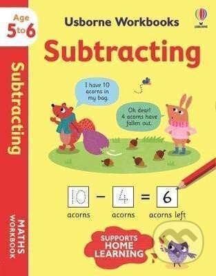 Kniha: Usborne Workbooks Subtracting 5-6 (Holly Bathie). Usborne, 2022 Kniha: Usborne Workbooks Subtracting 5-6 (Holly Bathie). Usborne, 2022