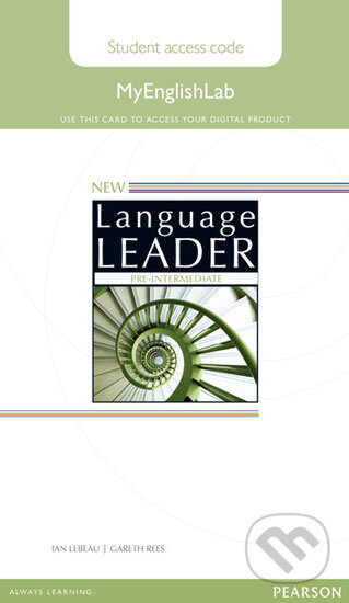 Kniha: New Language Leader Pre-Intermediate MyEnglishLab Access Card Standalone (autorů kolektiv). Pearson Kniha: New Language Leader Pre-Intermediate MyEnglishLab Access Card Standalone (autorů kolektiv). Pearson
