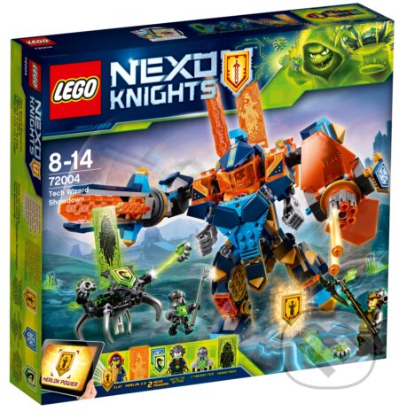 Spoločenská hra: LEGO Nexo Knights 72004 Zúčtovanie s mechanickým kúzelníkom (LEGO). LEGO, 2018 Spoločenská hra: LEGO Nexo Knights 72004 Zúčtovanie s mechanickým kúzelníkom (LEGO). LEGO, 2018