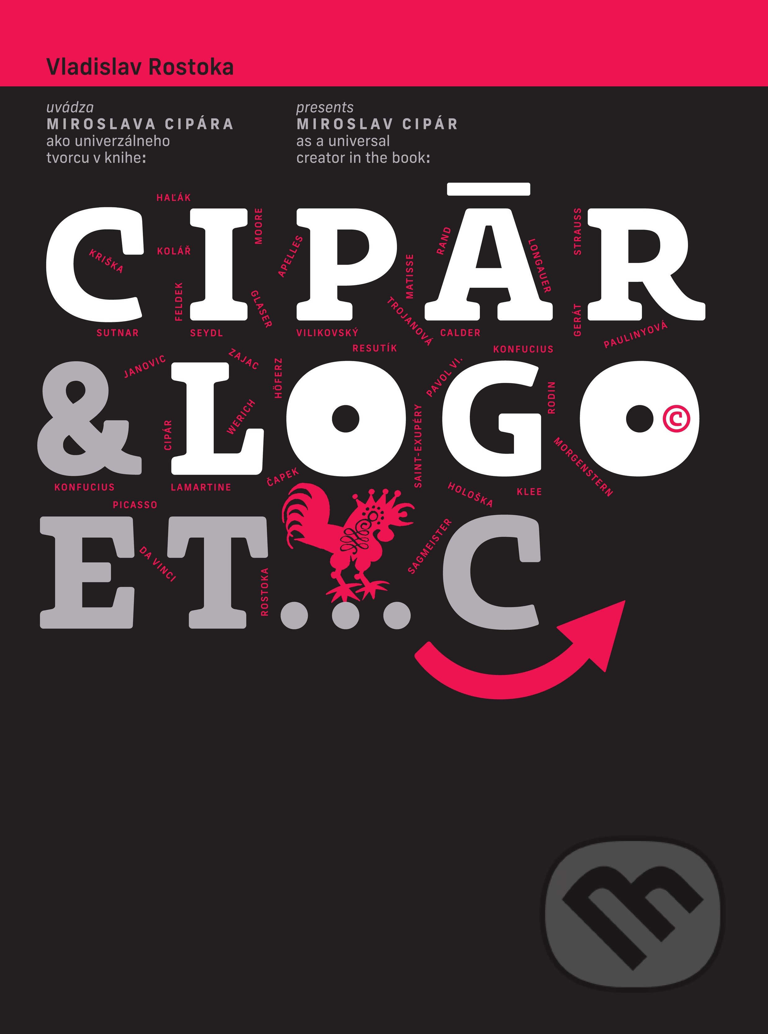Kniha: CIPÁR&LOGO...ETC (Vladislav Rostoka). Slovart, Slovenské centrum dizajnu, 2020 Kniha: CIPÁR&LOGO...ETC (Vladislav Rostoka). Slovart, Slovenské centrum dizajnu, 2020